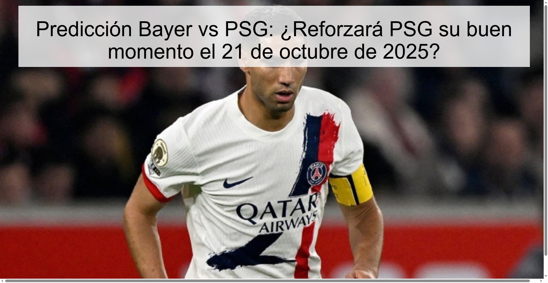 Predicción Bayer vs PSG: ¿Reforzará PSG su buen momento el 21 de octubre de 2025?