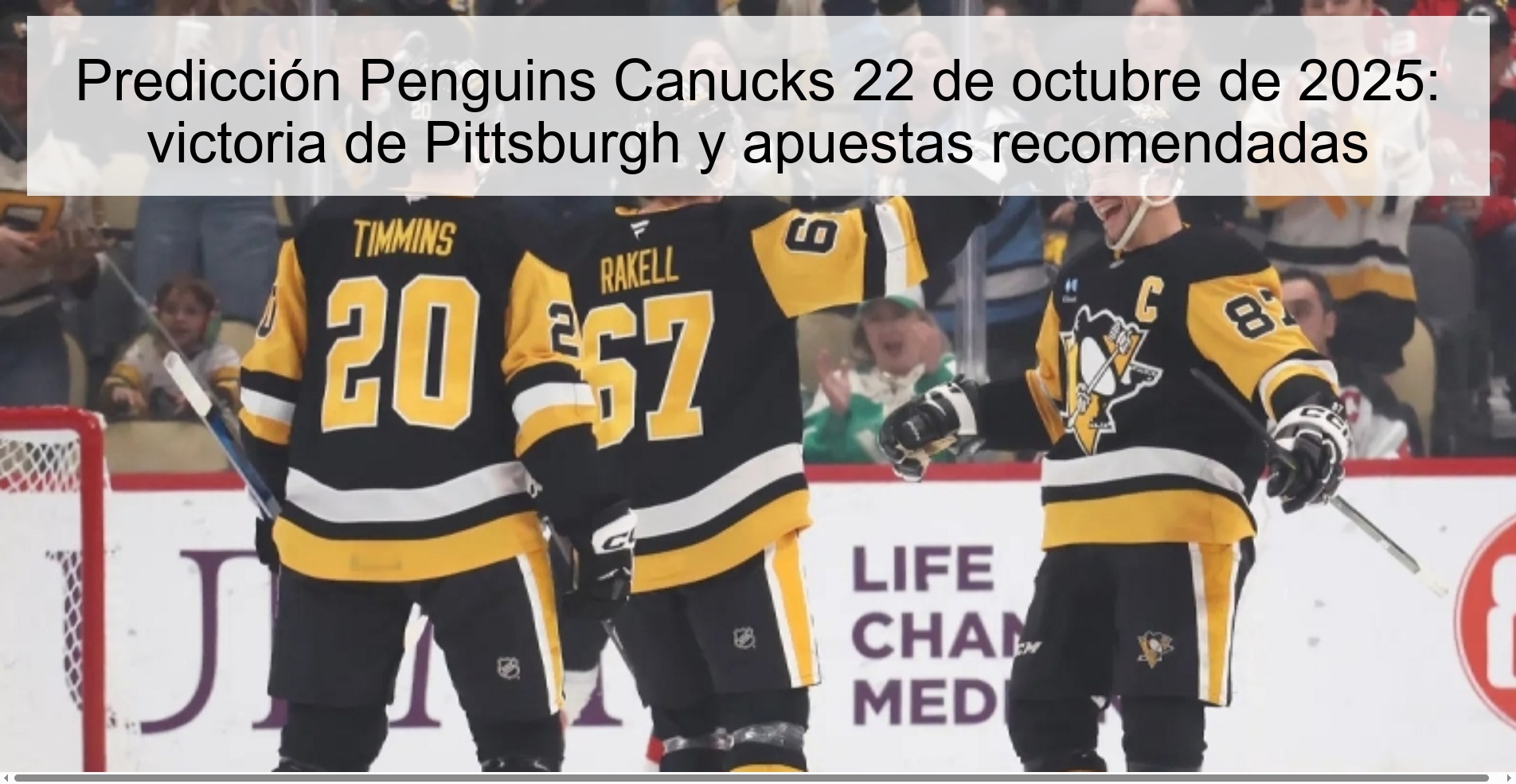 Predicción Penguins Canucks 22 de octubre de 2025: victoria de Pittsburgh y apuestas recomendadas