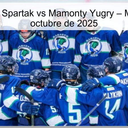 Predicción Spartak vs Mamonty Yugry – MHL, 22 de octubre de 2025