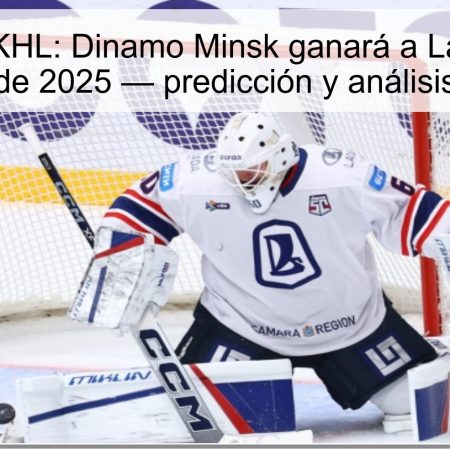 Pronóstico KHL: Dinamo Minsk ganará a Lada el 22 de octubre de 2025 — predicción y análisis experto