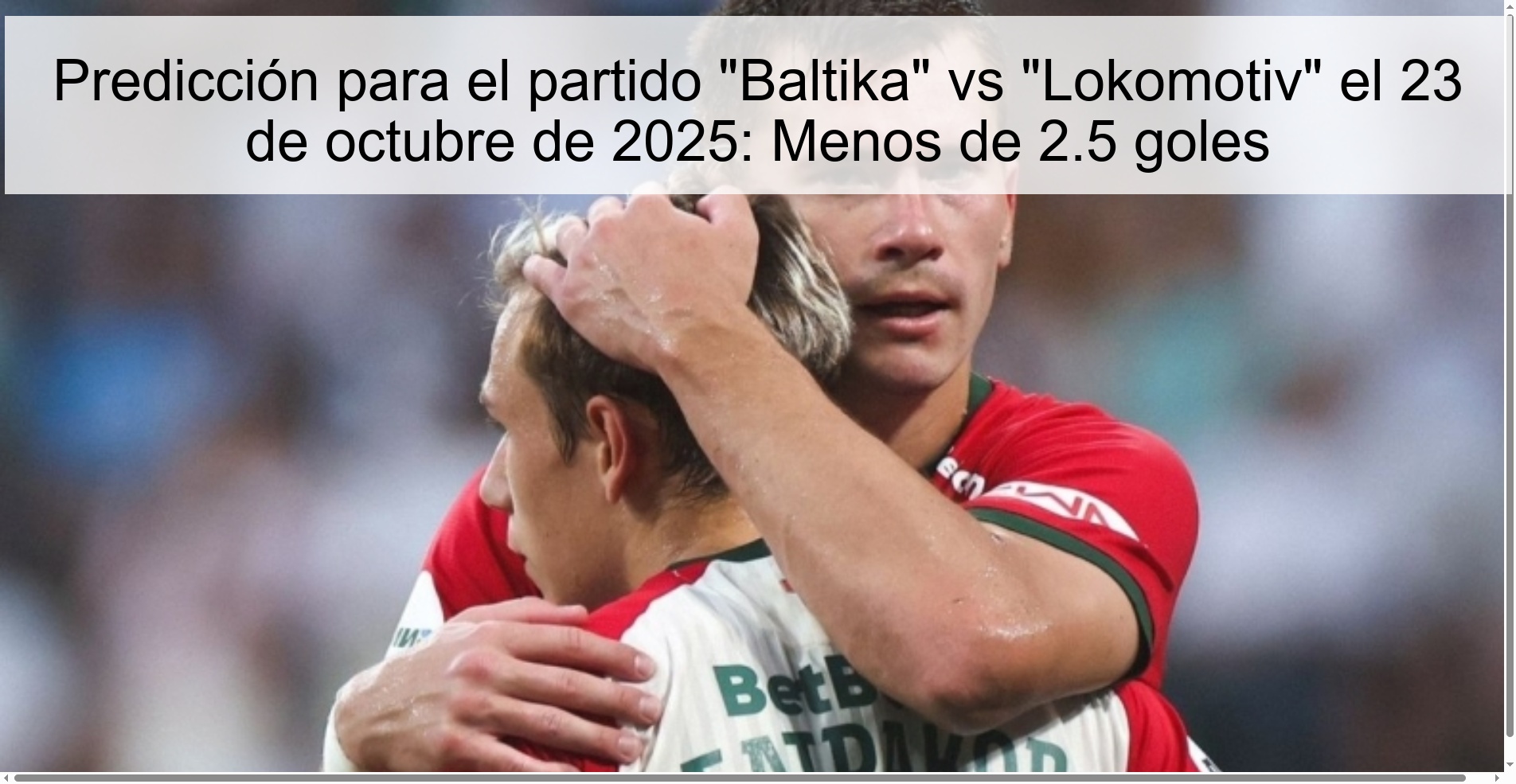Predicción para el partido 