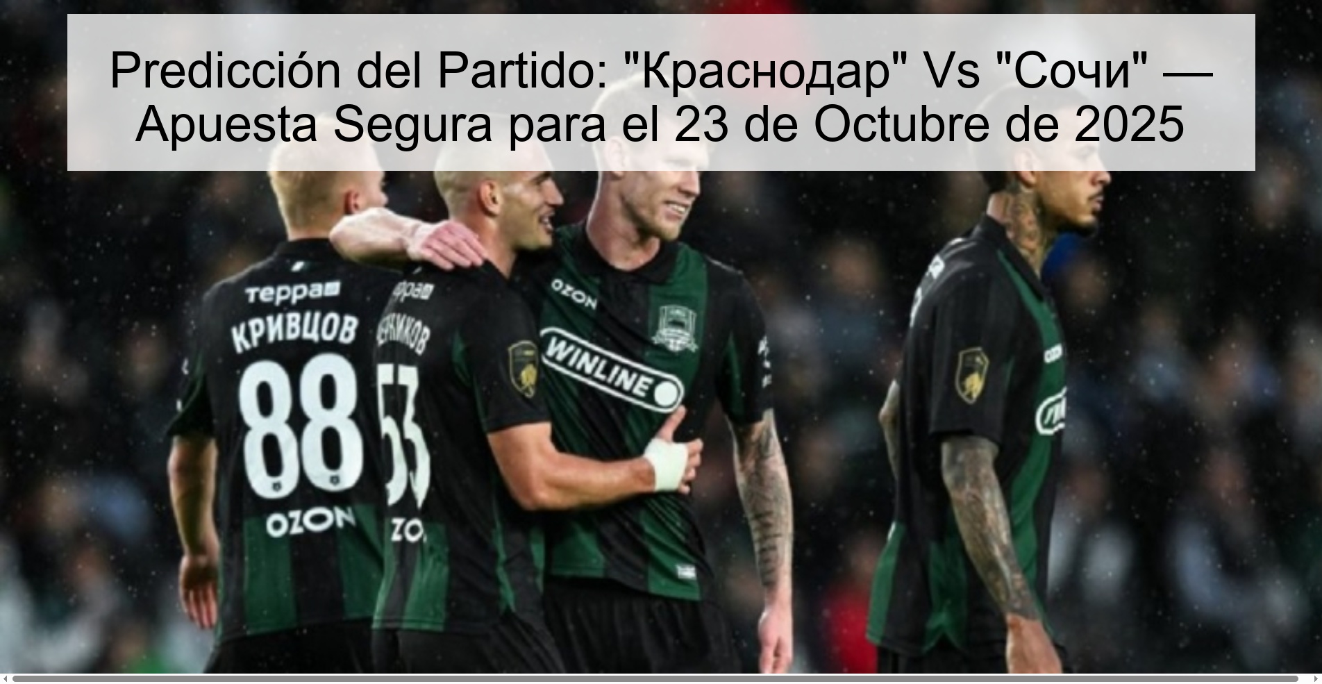 Predicción del Partido: 