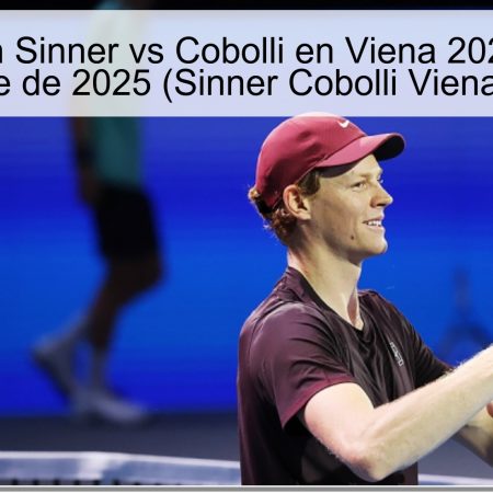 Predicción Sinner vs Cobolli en Viena 2025 – 23 de octubre de 2025 (Sinner Cobolli Viena 2025)