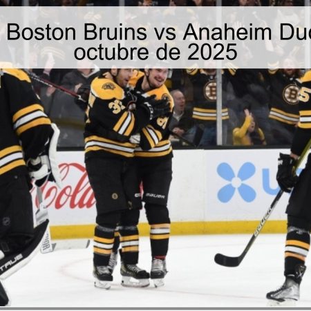 Predicción: Boston Bruins vs Anaheim Ducks – 24 de octubre de 2025