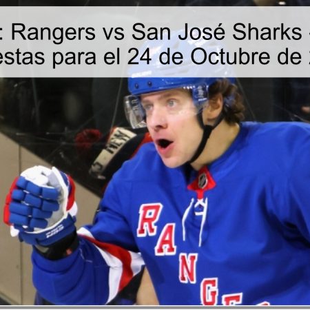 Predicción: Rangers vs San José Sharks – Análisis y Apuestas para el 24 de Octubre de 2025