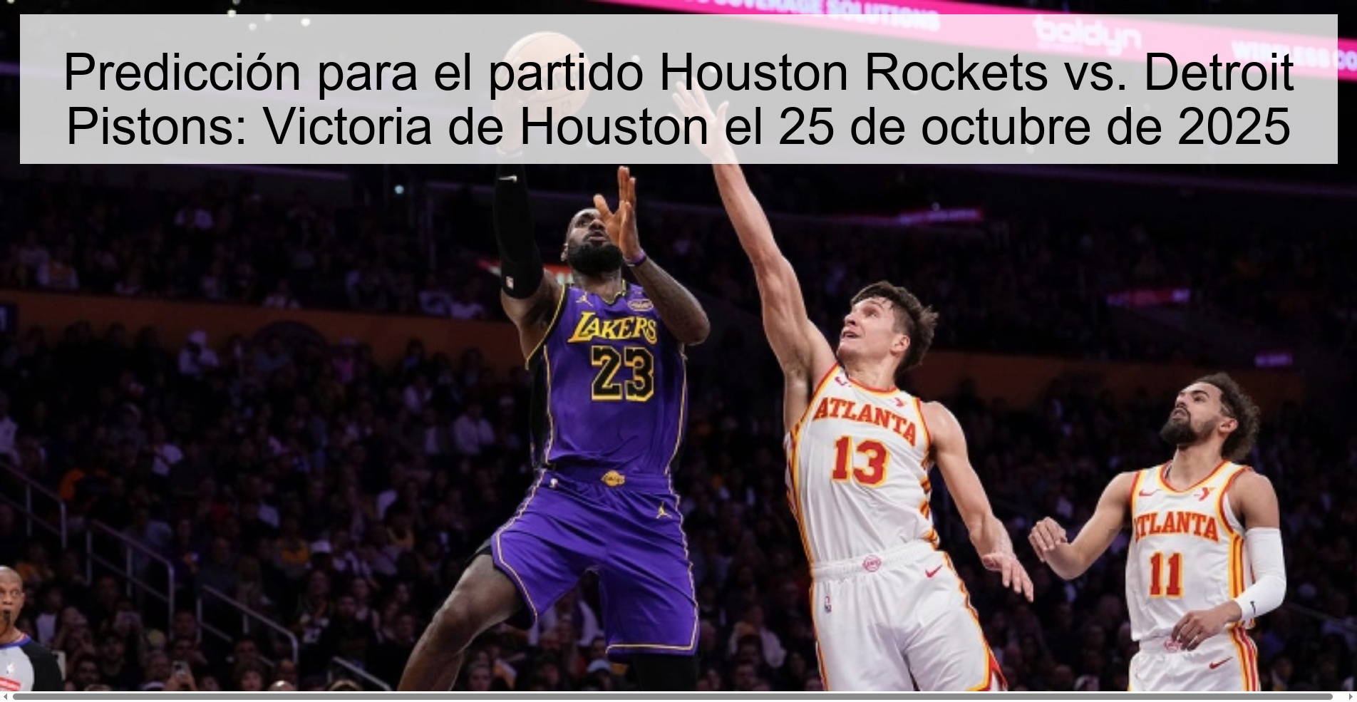 Predicción para el partido Houston Rockets vs. Detroit Pistons: Victoria de Houston el 25 de octubre de 2025