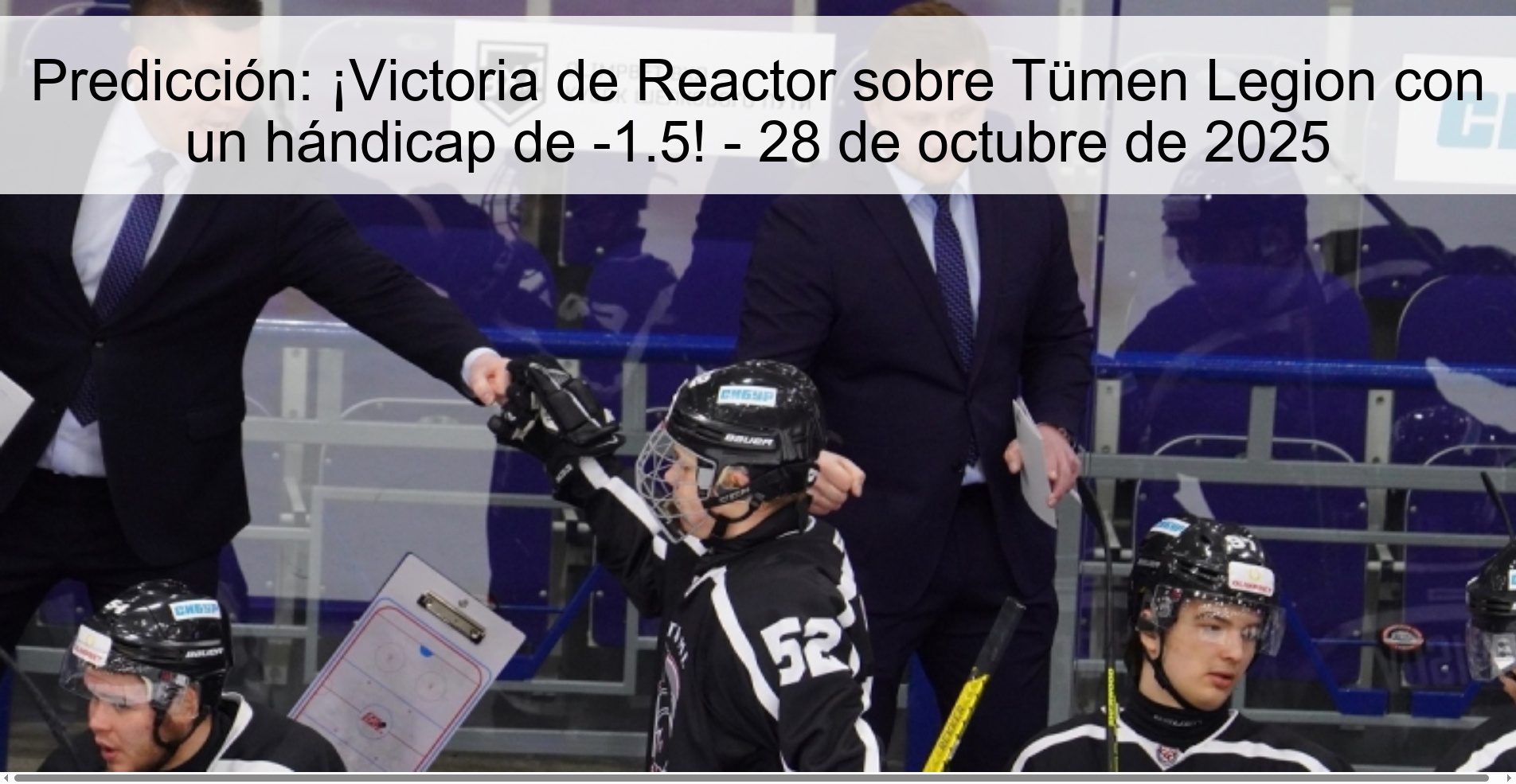 Predicción: ¡Victoria de Reactor sobre Tümen Legion con un hándicap de -1.5! - 28 de octubre de 2025