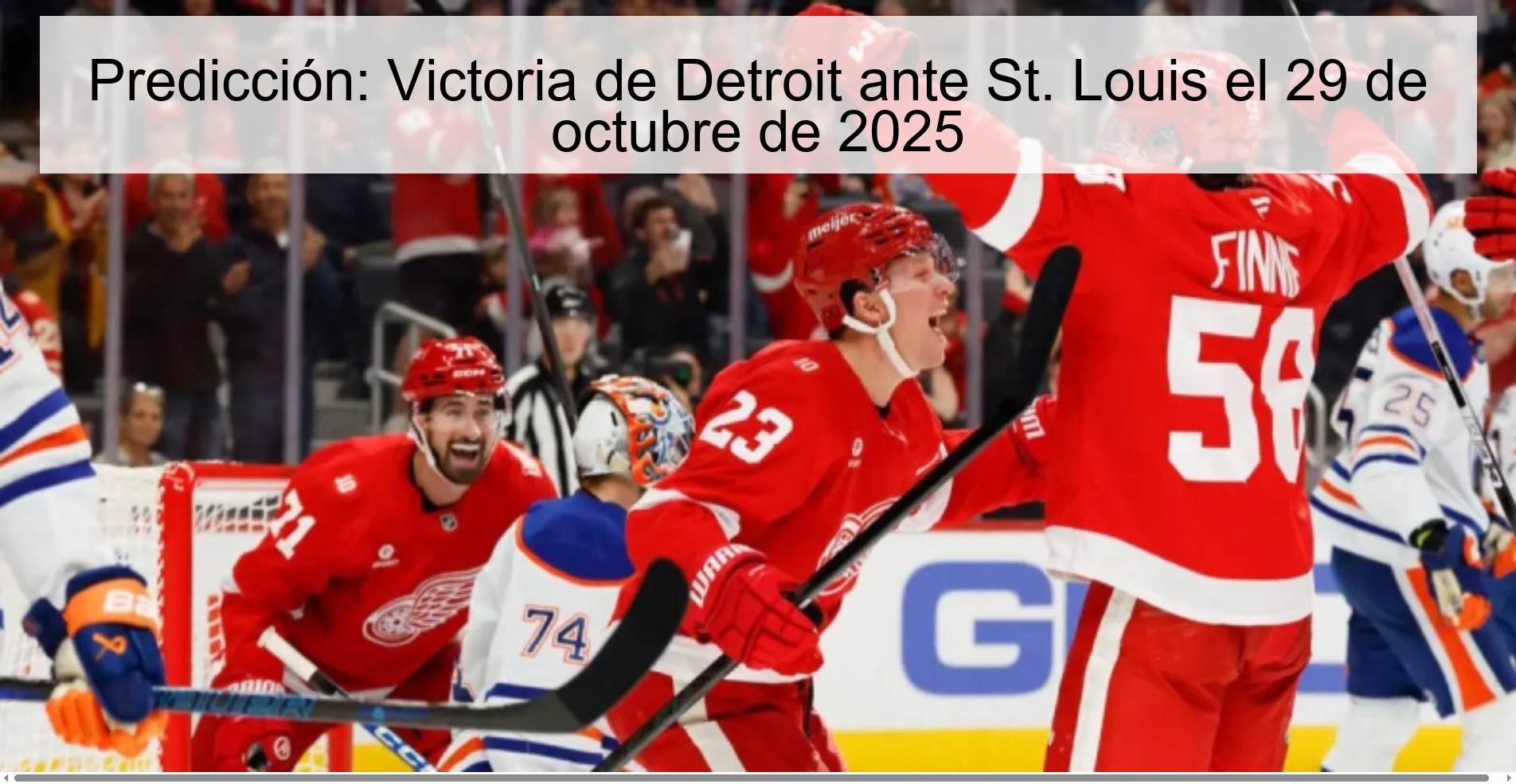 Predicción: Victoria de Detroit ante St. Louis el 29 de octubre de 2025 1 317501