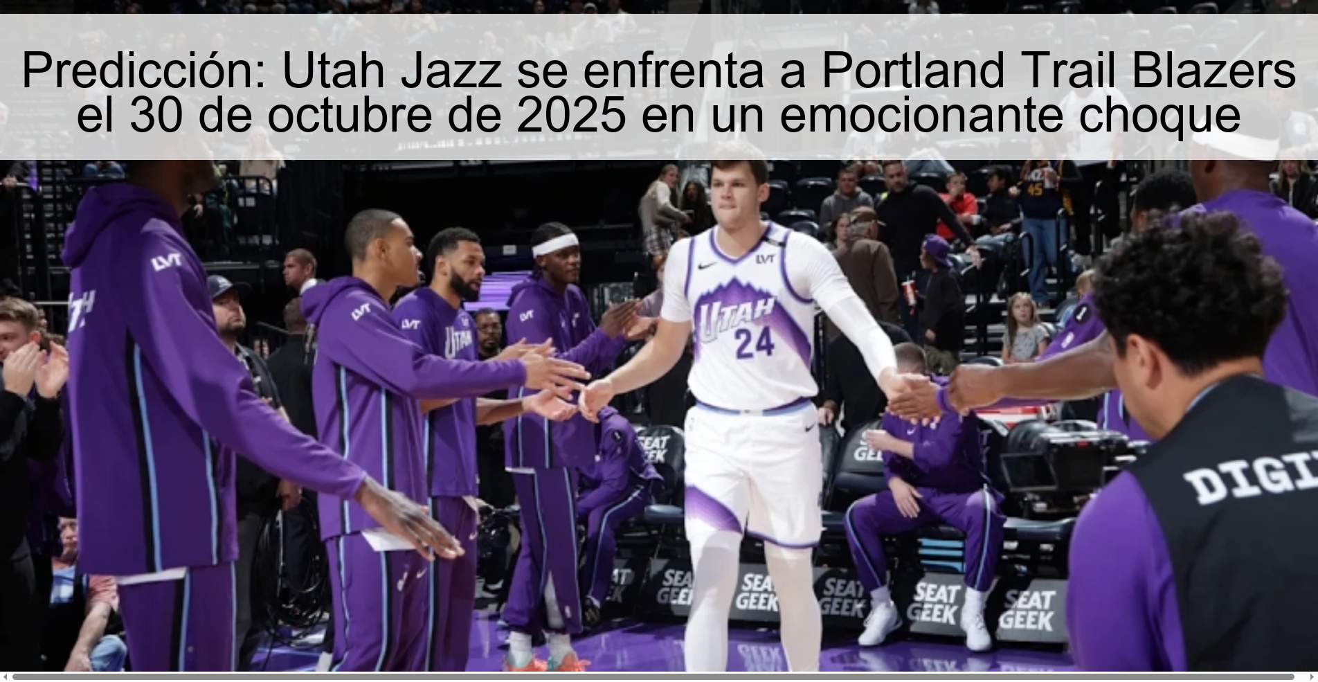 Predicción: Utah Jazz se enfrenta a Portland Trail Blazers el 30 de octubre de 2025 en un emocionante choque