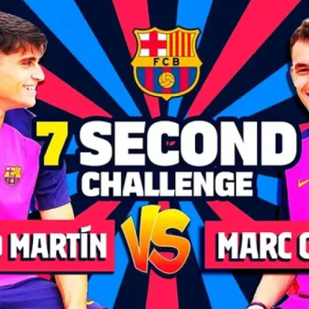Gerard Martín y Marc Casadó se retan al ‘7 Second Challenge’