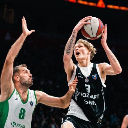 El joven Muurinen brilla en Belgrado con una volcada espectacular