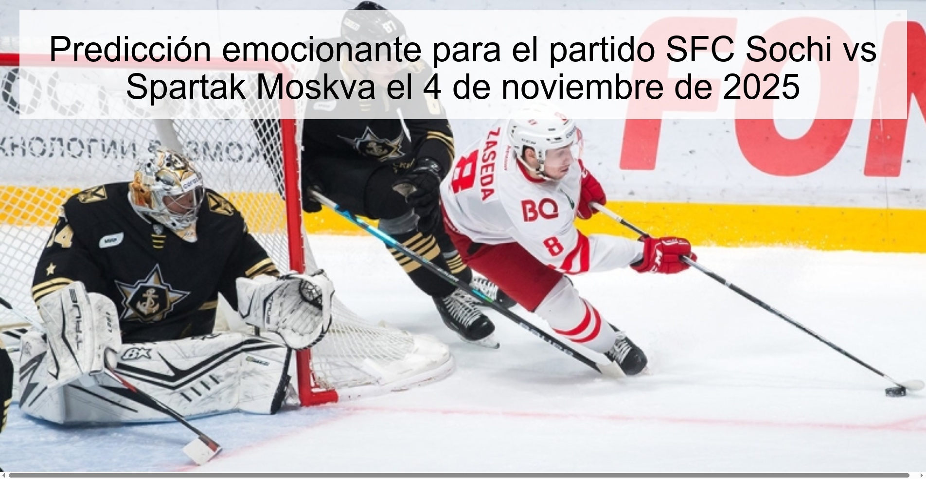 Predicción emocionante para el partido SFC Sochi vs Spartak Moskva el 4 de noviembre de 2025 1 319829
