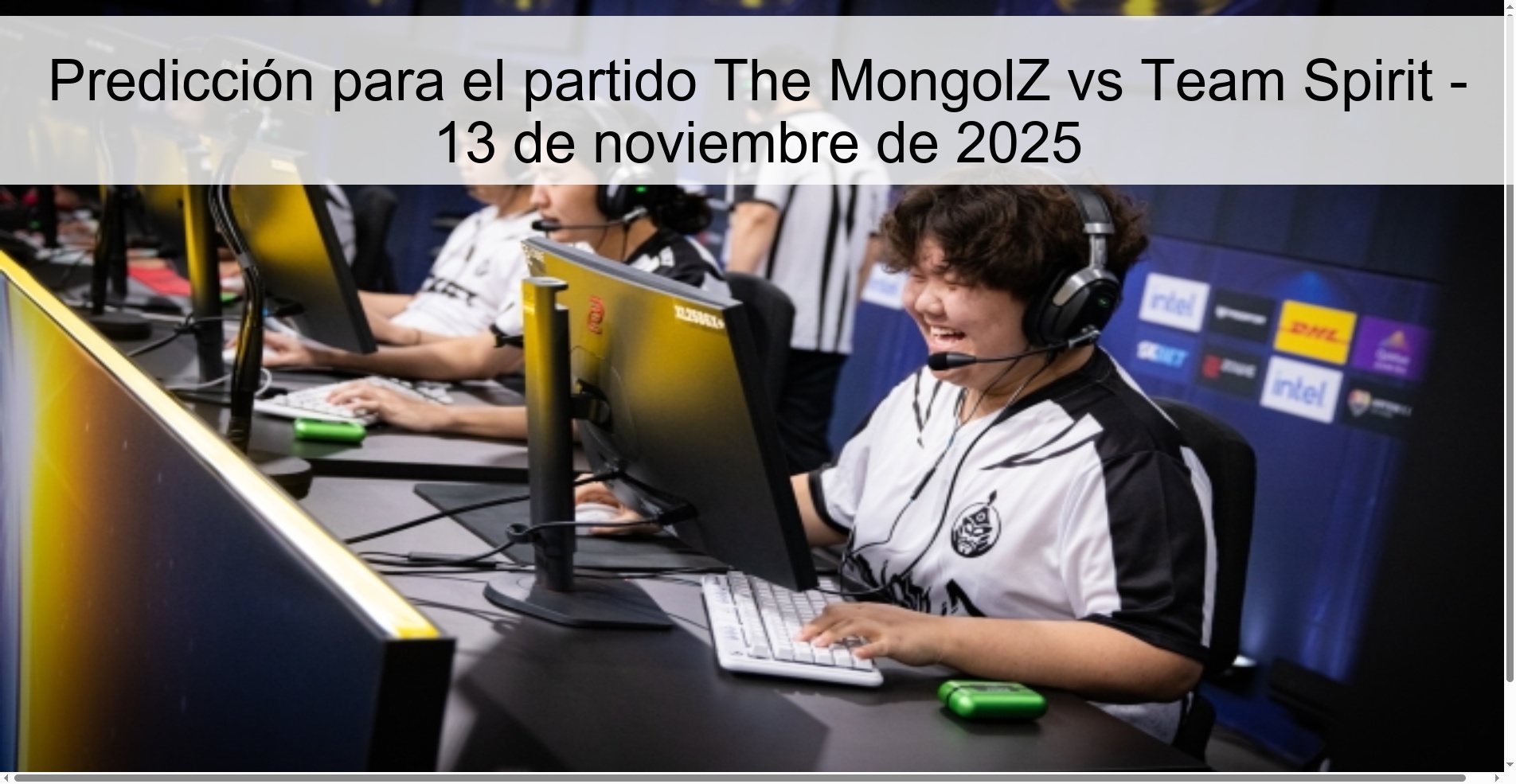 Predicción para el partido The MongolZ vs Team Spirit - 13 de noviembre de 2025 1 323043