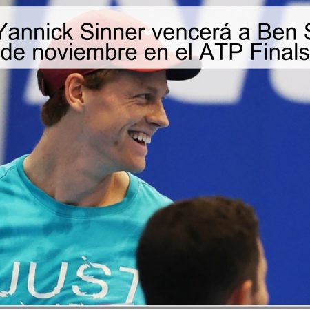 Predicción: Yannick Sinner vencerá a Ben Shelton el 12 de noviembre en el ATP Finals