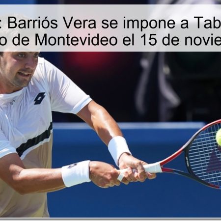 Predicción: Barriós Vera se impone a Taberner en el torneo de Montevideo el 15 de noviembre