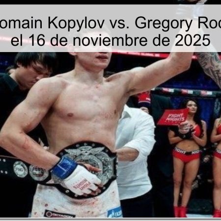 Predicción: Romain Kopylov vs. Gregory Rodriguez – UFC el 16 de noviembre de 2025