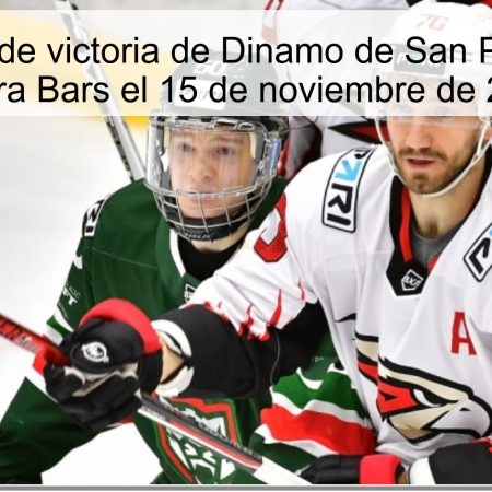 Predicción de victoria de Dinamo de San Petersburgo contra Bars el 15 de noviembre de 2025