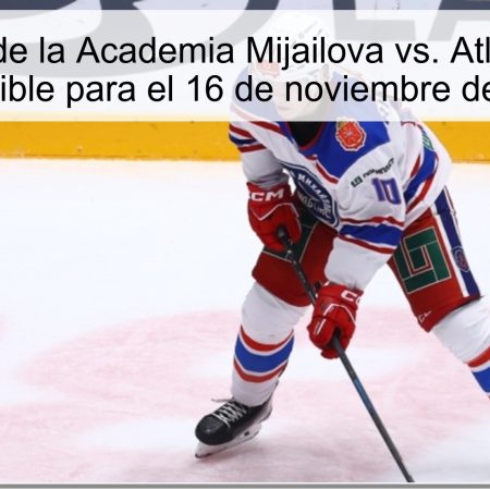 Pronóstico de la Academia Mijailova vs. Atlant: Victoria Previsible para el 16 de noviembre de 2025