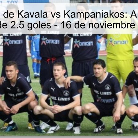Predicción de Kavala vs Kampaniakos: Apuesta por menos de 2.5 goles – 16 de noviembre de 2025