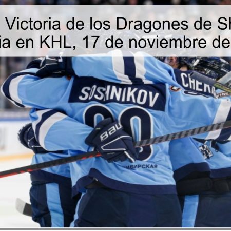 Predicción: Victoria de los Dragones de Shanghái vs. Siberia en KHL, 17 de noviembre de 2025