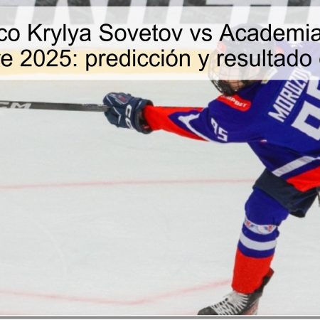 Pronóstico Krylya Sovetov vs Academia SCA 17 noviembre 2025: predicción y resultado esperado