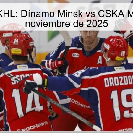 Pronóstico KHL: Dínamo Minsk vs CSKA Moscú, 20 de noviembre de 2025