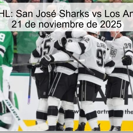 Pronóstico NHL: San José Sharks vs Los Angeles Kings – 21 de noviembre de 2025