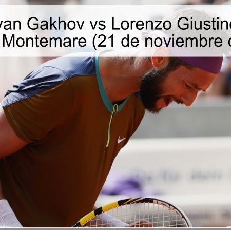 Pronóstico: Ivan Gakhov vs Lorenzo Giustino, Cuartos de Final en Montemare (21 de noviembre de 2025)