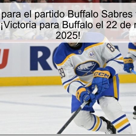 Pronóstico para el partido Buffalo Sabres vs Chicago Blackhawks: ¡Victoria para Buffalo el 22 de noviembre de 2025!