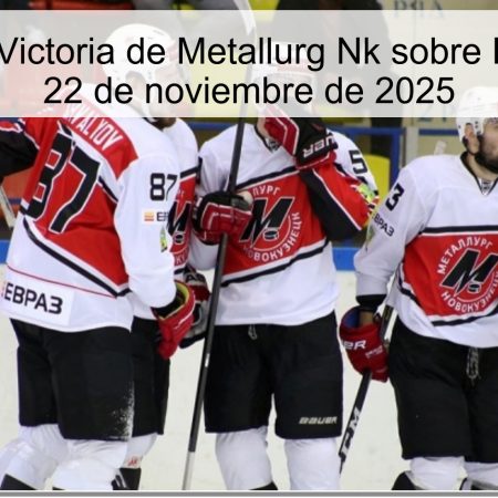 Pronóstico: Victoria de Metallurg Nk sobre Neftechik Al, 22 de noviembre de 2025