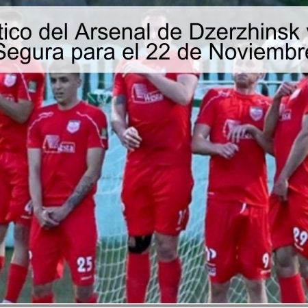 El Pronóstico del Arsenal de Dzerzhinsk vs. Slutsk: Apuesta Segura para el 22 de Noviembre de 2025