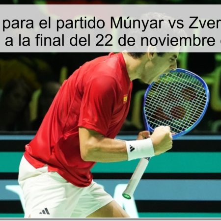 Pronóstico para el partido Múnyar vs Zverev: ¿Quién avanzará a la final del 22 de noviembre de 2025?