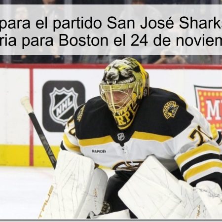 Pronóstico para el partido San José Sharks vs Boston Bruins: Victoria para Boston el 24 de noviembre de 2025