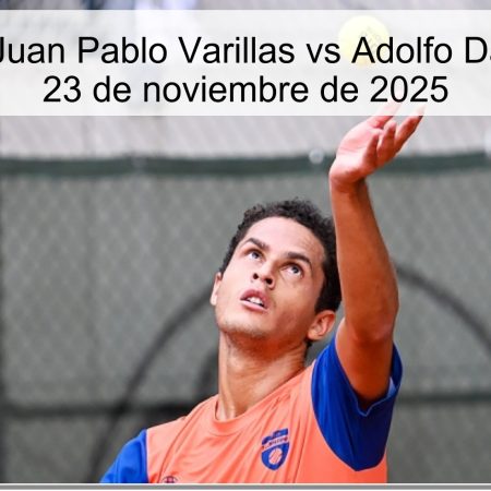 Pronóstico: Juan Pablo Varillas vs Adolfo Daniel Vallejo, 23 de noviembre de 2025