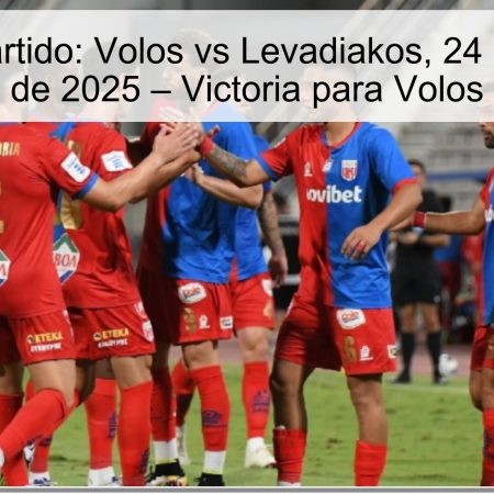 Pronóstico partido: Volos vs Levadiakos, 24 de noviembre de 2025 – Victoria para Volos