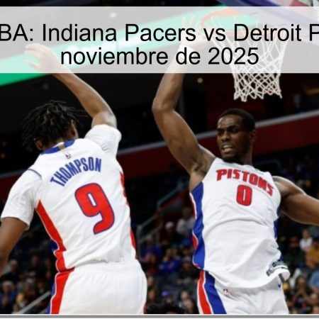 Pronóstico NBA: Indiana Pacers vs Detroit Pistons, 25 de noviembre de 2025