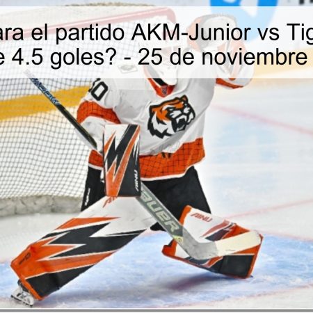 Pronóstico para el partido AKM-Junior vs Tigres de Amur: ¿Más de 4.5 goles? – 25 de noviembre de 2025