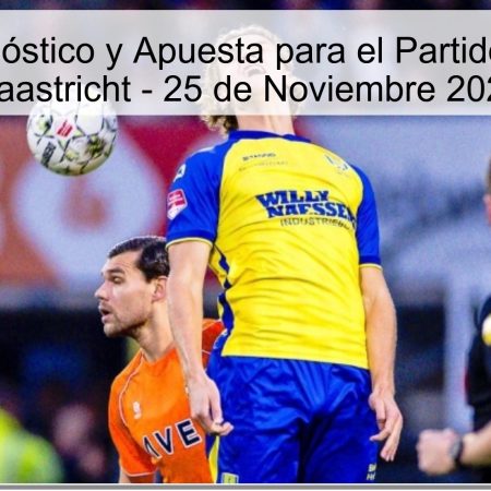 Título: Pronóstico y Apuesta para el Partido Valwijk vs Maastricht – 25 de Noviembre 2025