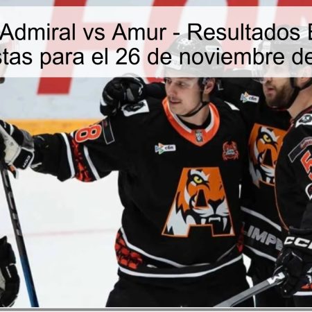 Pronóstico: Admiral vs Amur – Resultados Esperados y Apuestas para el 26 de noviembre de 2025