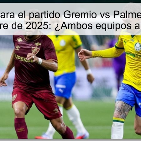 Pronóstico para el partido Gremio vs Palmeiras el 26 de noviembre de 2025: ¿Ambos equipos anotarán?
