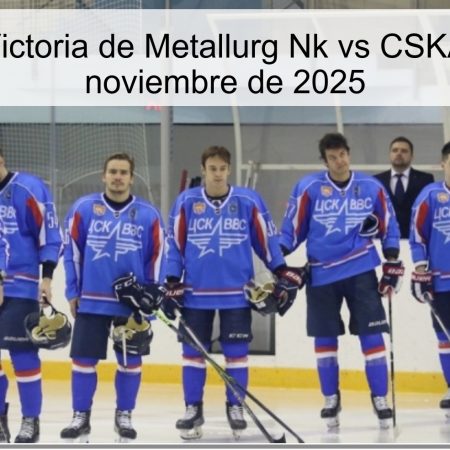 Pronóstico: Victoria de Metallurg Nk vs CSKA VVS, 24 de noviembre de 2025