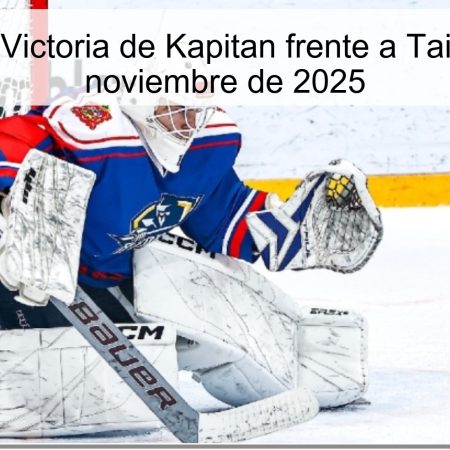 Pronóstico: Victoria de Kapitan frente a Taifun el 26 de noviembre de 2025