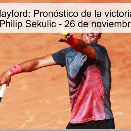 Torneo en Playford: Pronóstico de la victoria de Bernard Tomic vs Philip Sekulic – 26 de noviembre de 2025