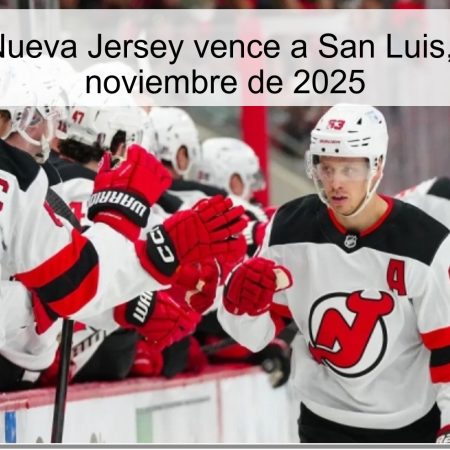 Pronóstico: Nueva Jersey vence a San Luis, NHL – 27 de noviembre de 2025