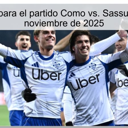 Pronóstico para el partido Como vs. Sassuolo el 28 de noviembre de 2025