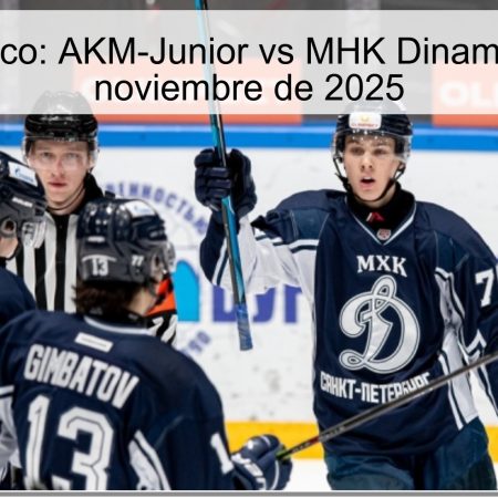 Pronóstico: AKM-Junior vs MHK Dinamo, 25 de noviembre de 2025