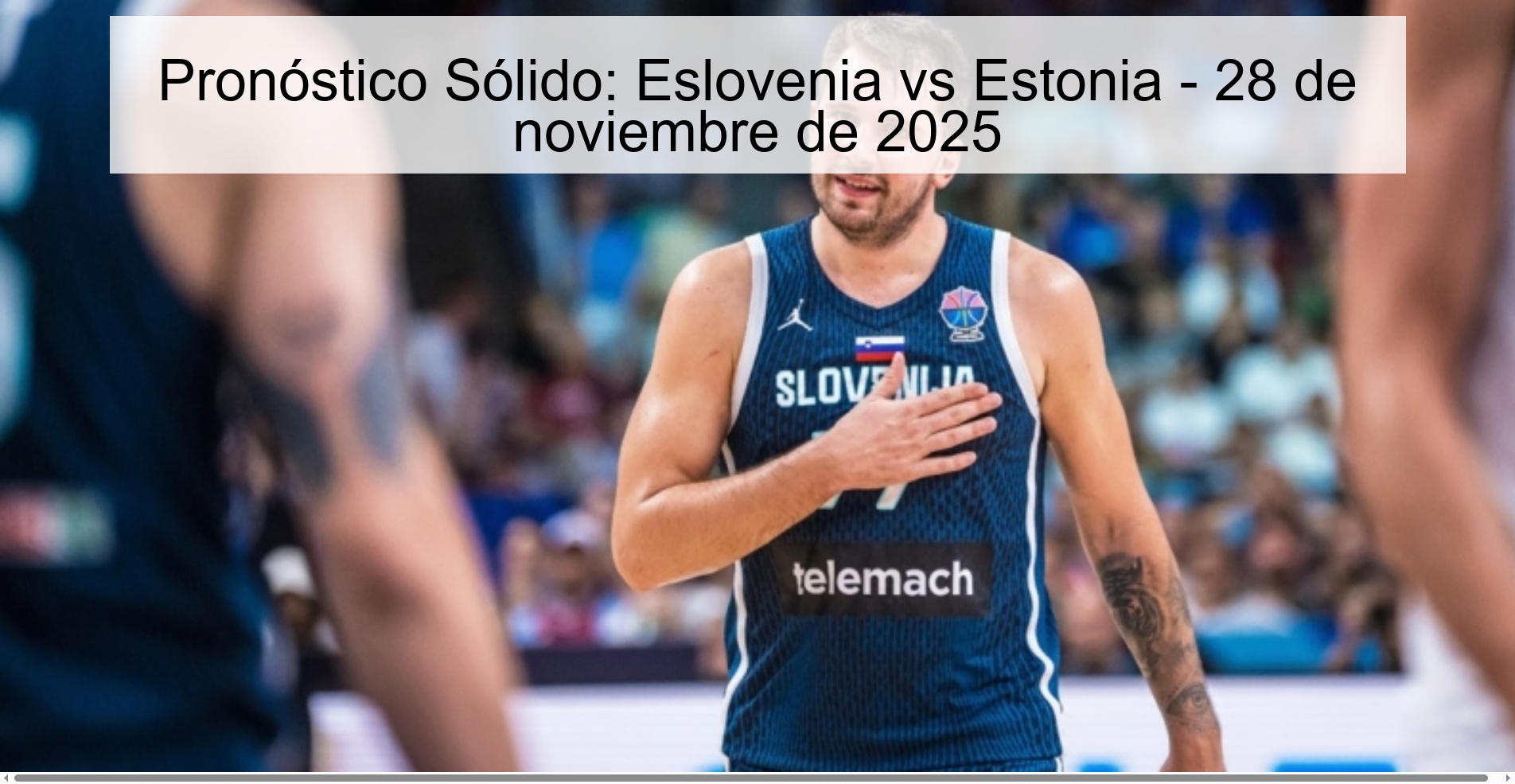 Pronóstico Sólido: Eslovenia vs Estonia - 28 de noviembre de 2025 1 328286