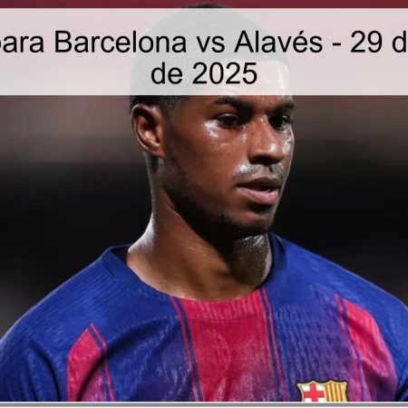 Pronóstico para Barcelona vs Alavés – 29 de noviembre de 2025