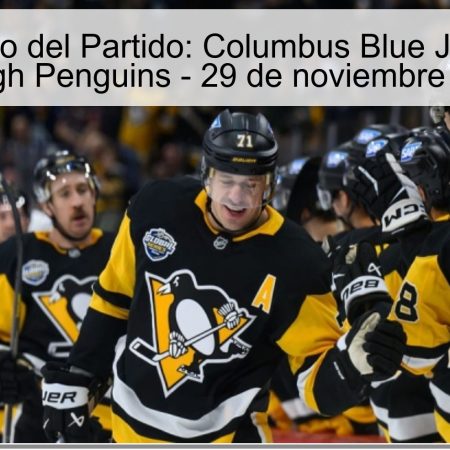 Pronóstico del Partido: Columbus Blue Jackets vs Pittsburgh Penguins – 29 de noviembre de 2025