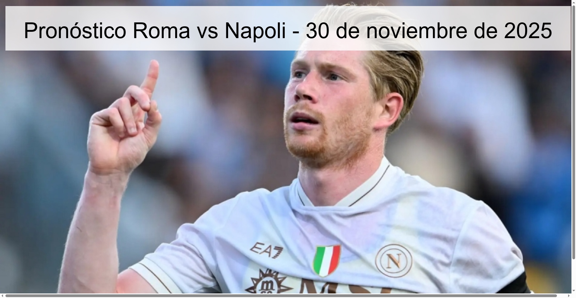 Pronóstico Roma vs Napoli - 30 de noviembre de 2025 1 328538